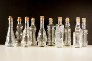 Clear bottles for spiritual baths