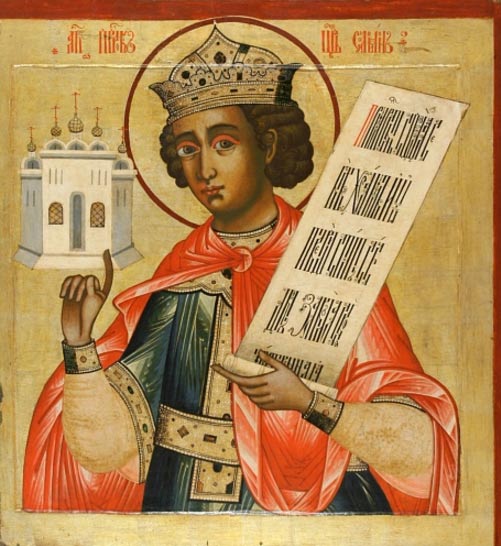 A portrait of Russian of King Solomon