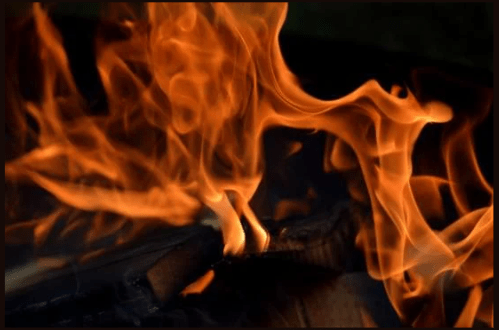 Picture of fire.