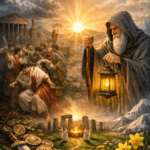 The Ides of March, The Hermit, and Spring Equinox in one picture.